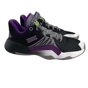 Adidas D.O.N. Issue #1 Joker Purple And Black Size 10.5 029002‎ 12/19